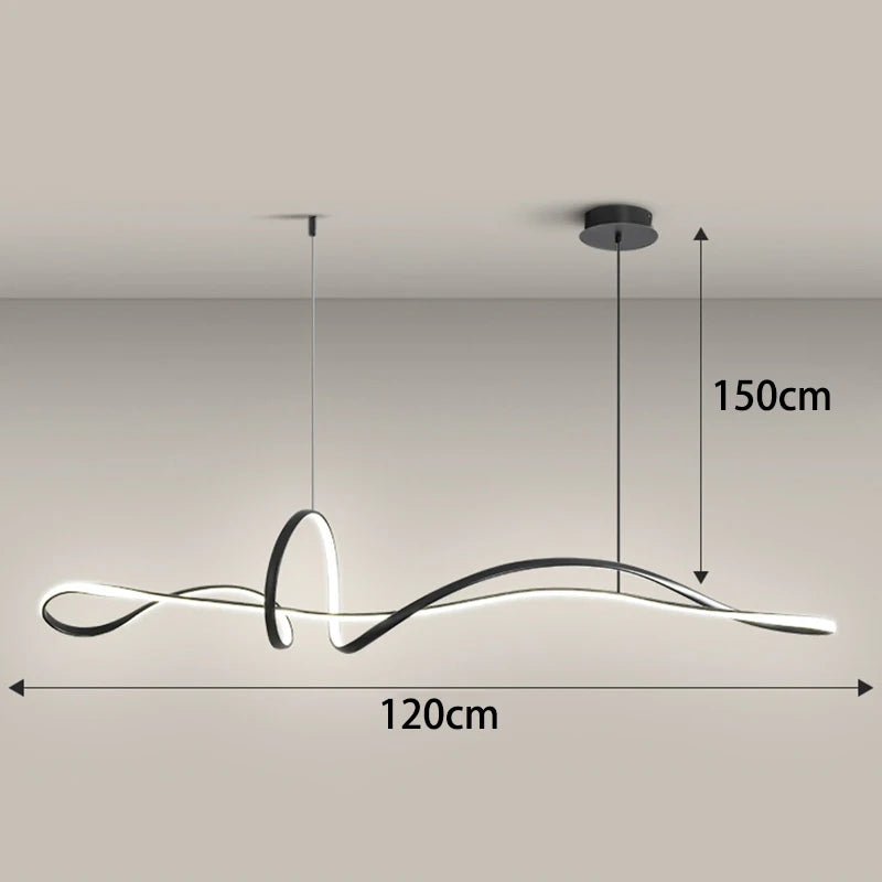 Aurora Line Sleek Ceiling Pendant