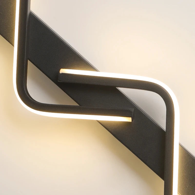 Abstract Nordic LED Wall Light
