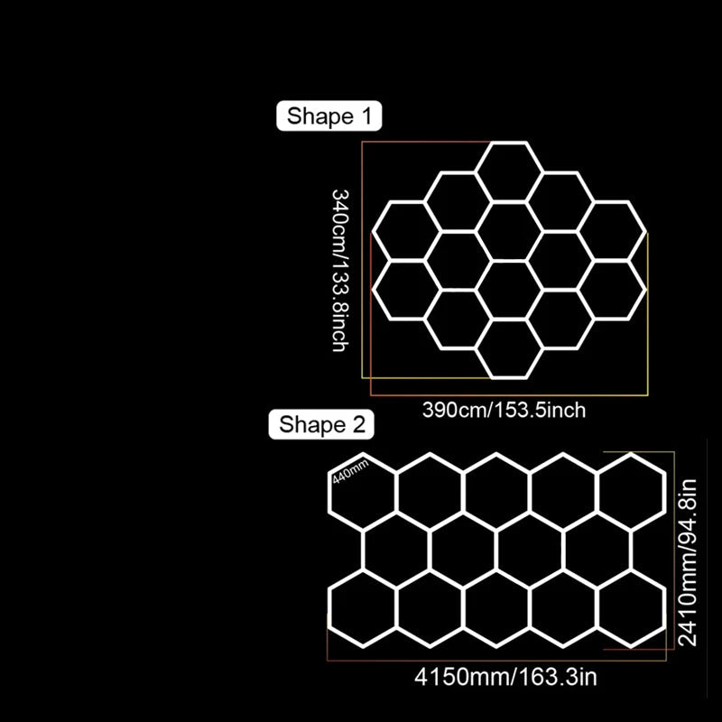 HexaGrid Modular LED Ceiling System